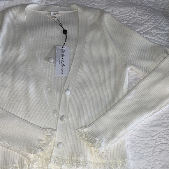 For love &lemons - White Cardigans - Picture 4 of 6